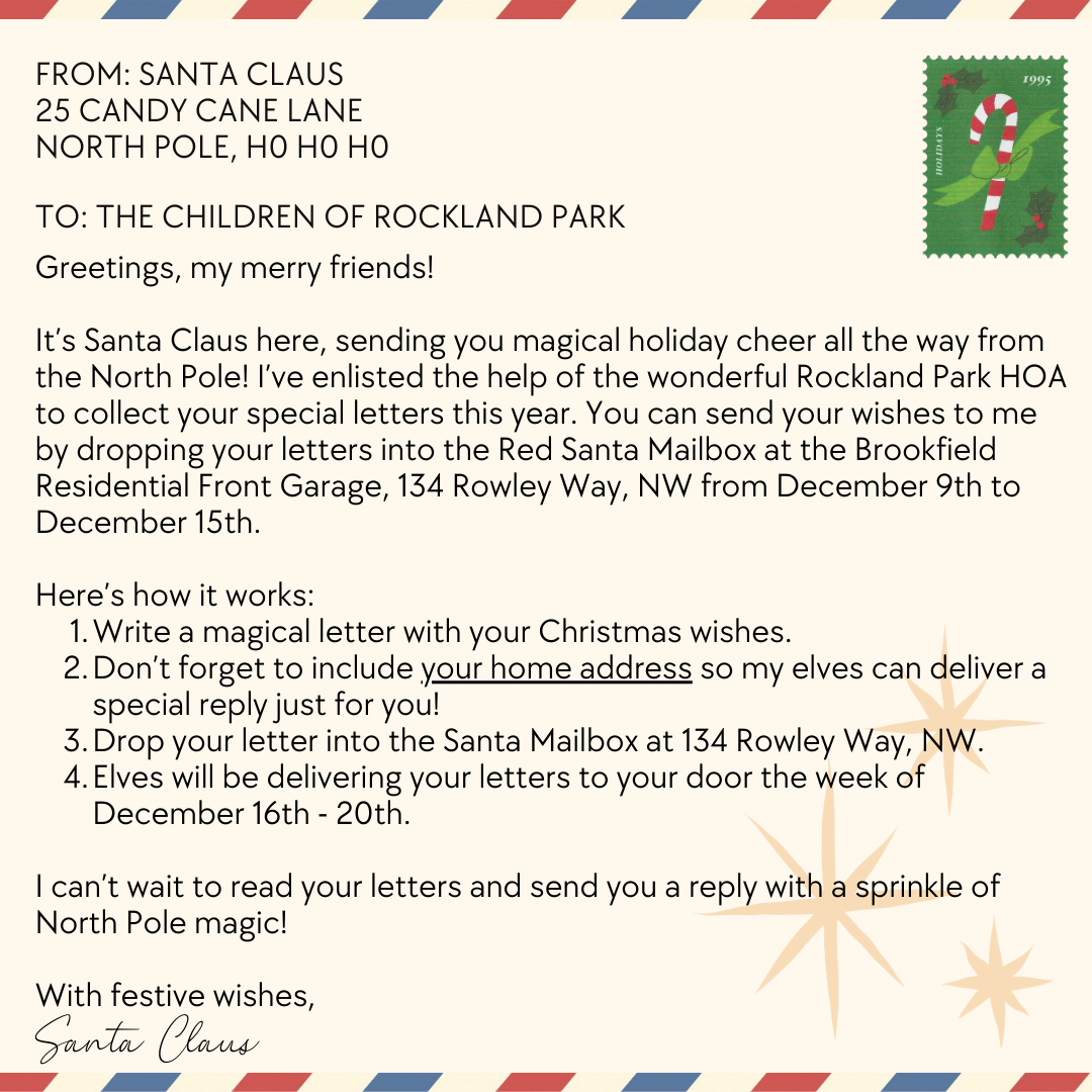 A Special Message From Santa... - Rockland Park